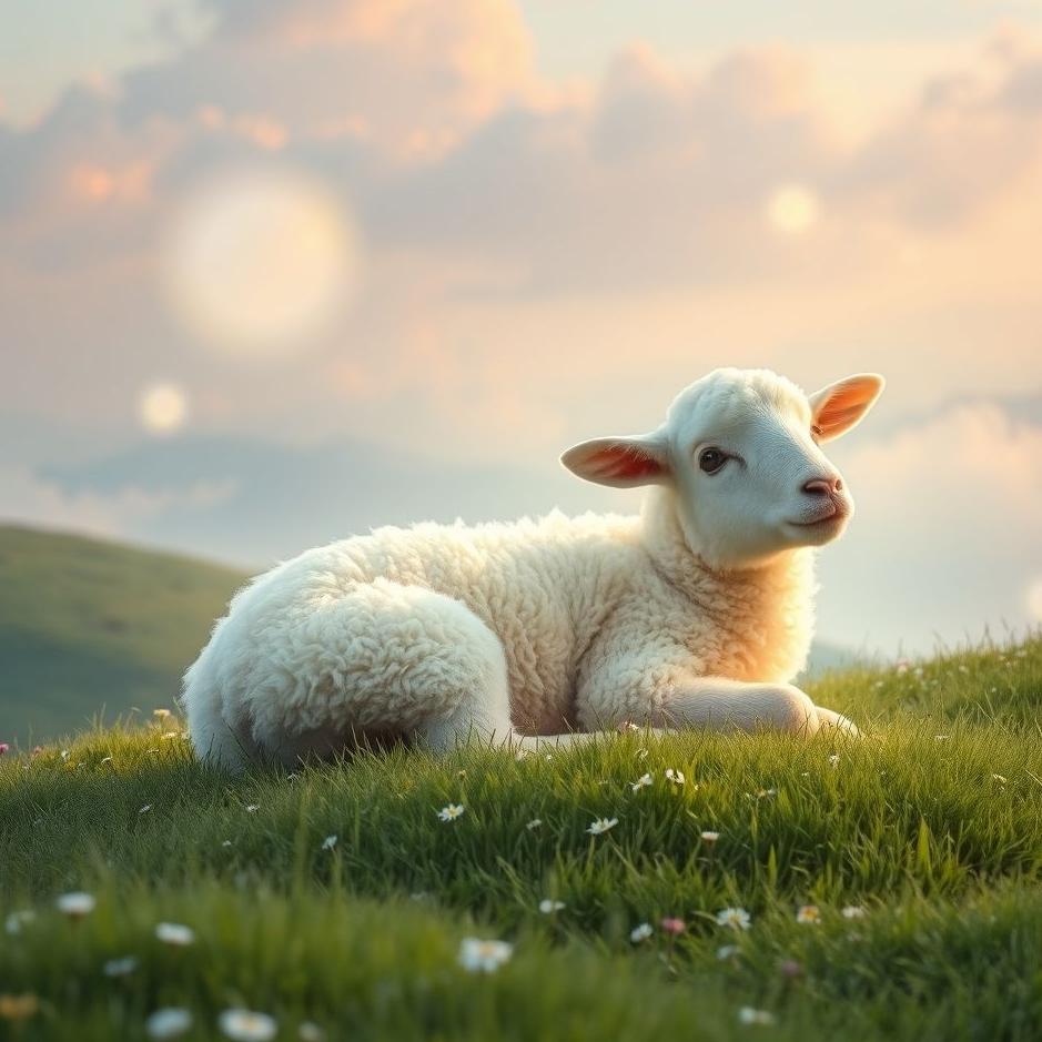 Dream : Placing a lamb in a dream