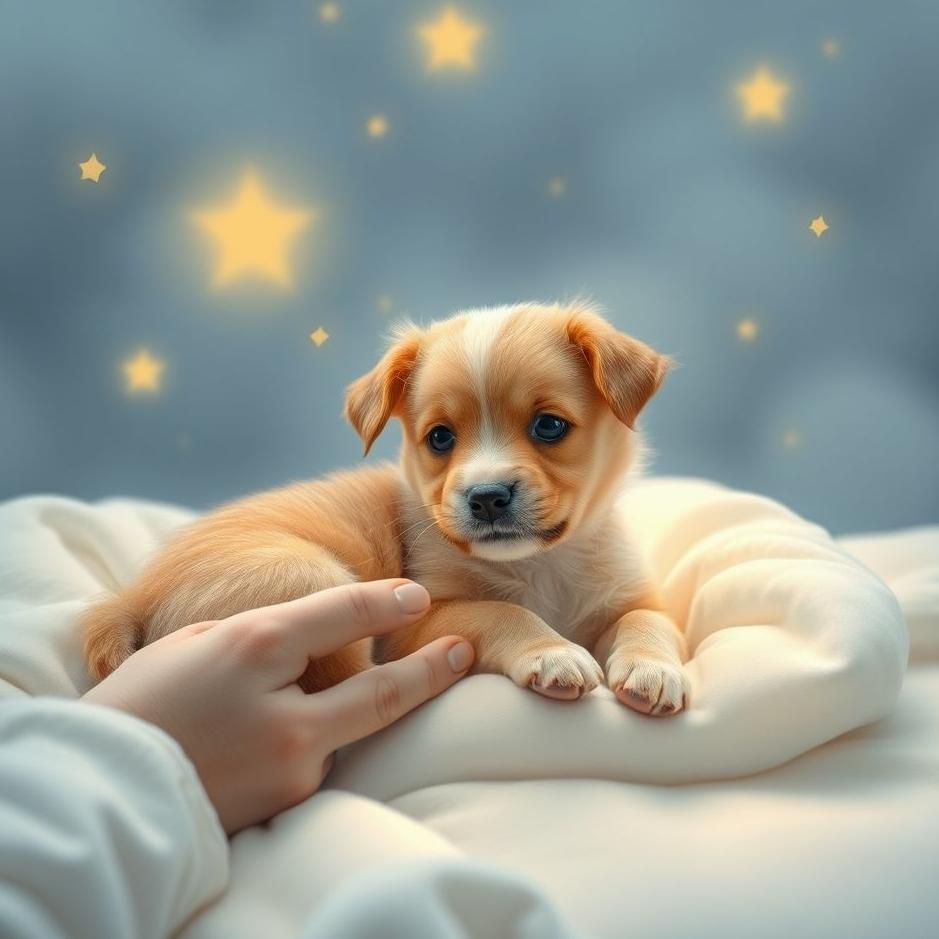 Dream : Placing a small puppy in a dream