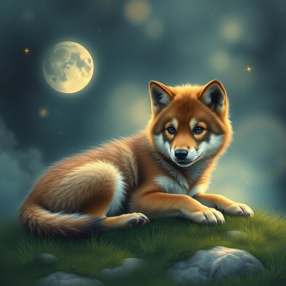 Dream : Placing a wolf cub in a dream