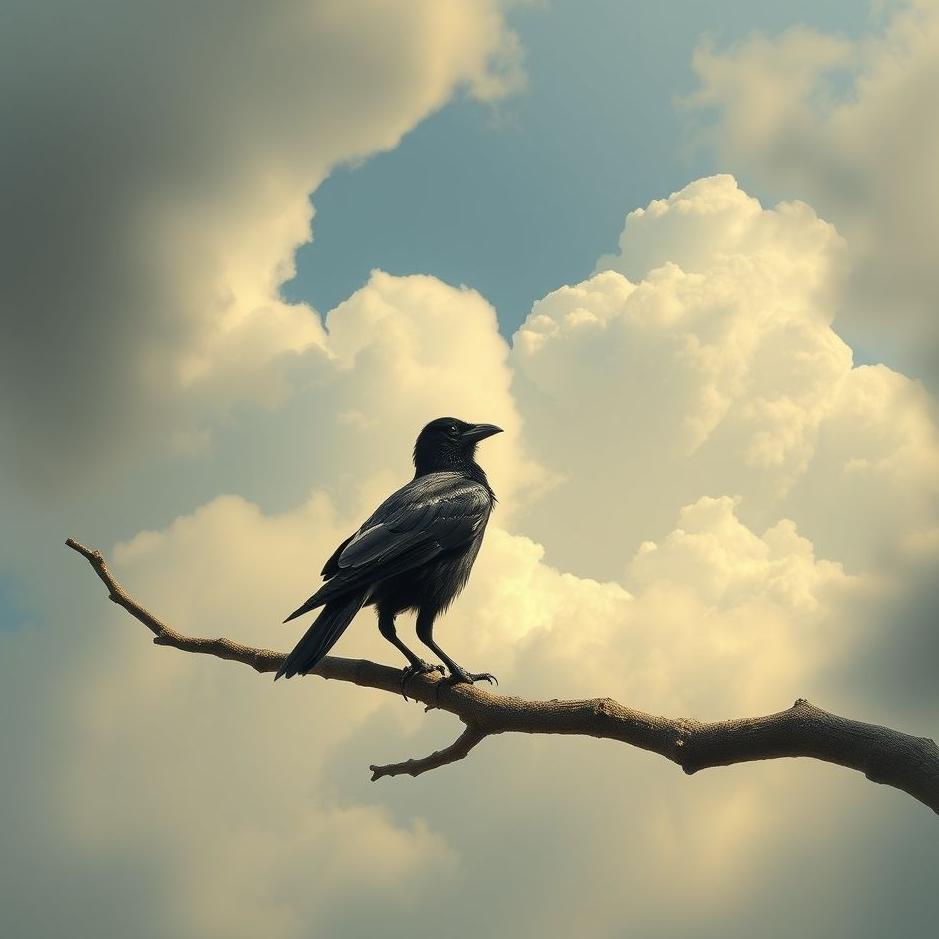 Dream : Placing a young crow in a dream