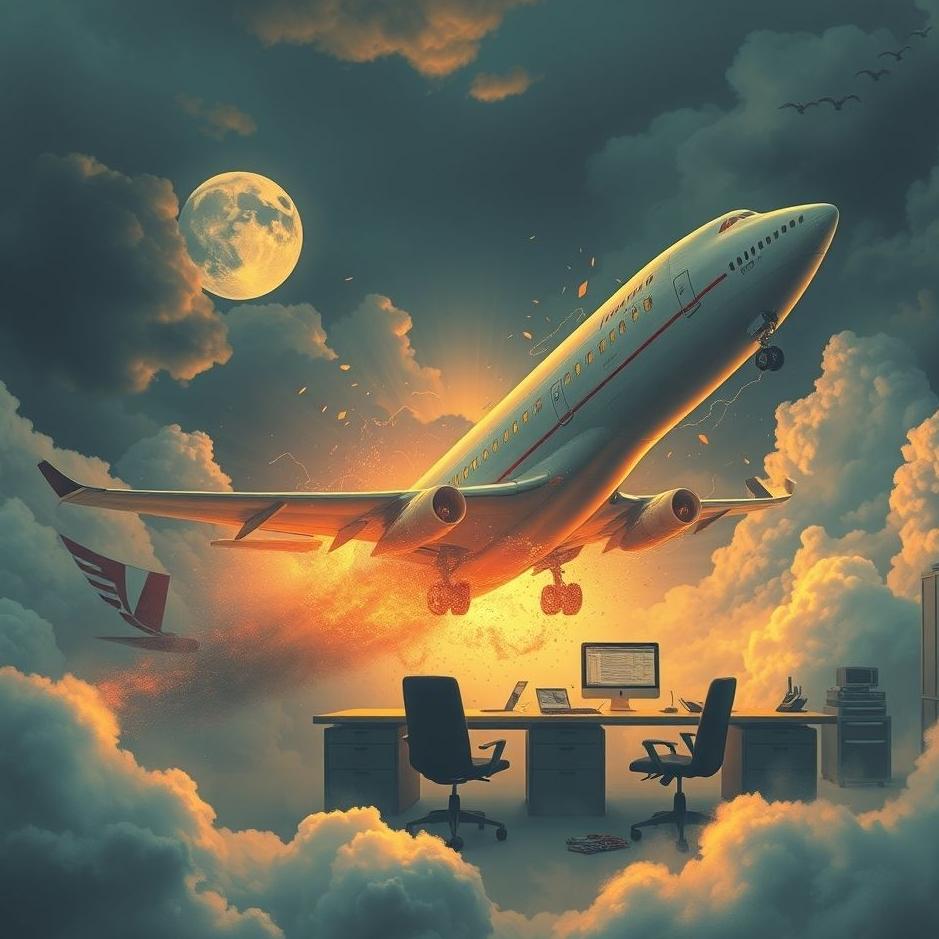 Dream : Plane crash into your workplace in a dream