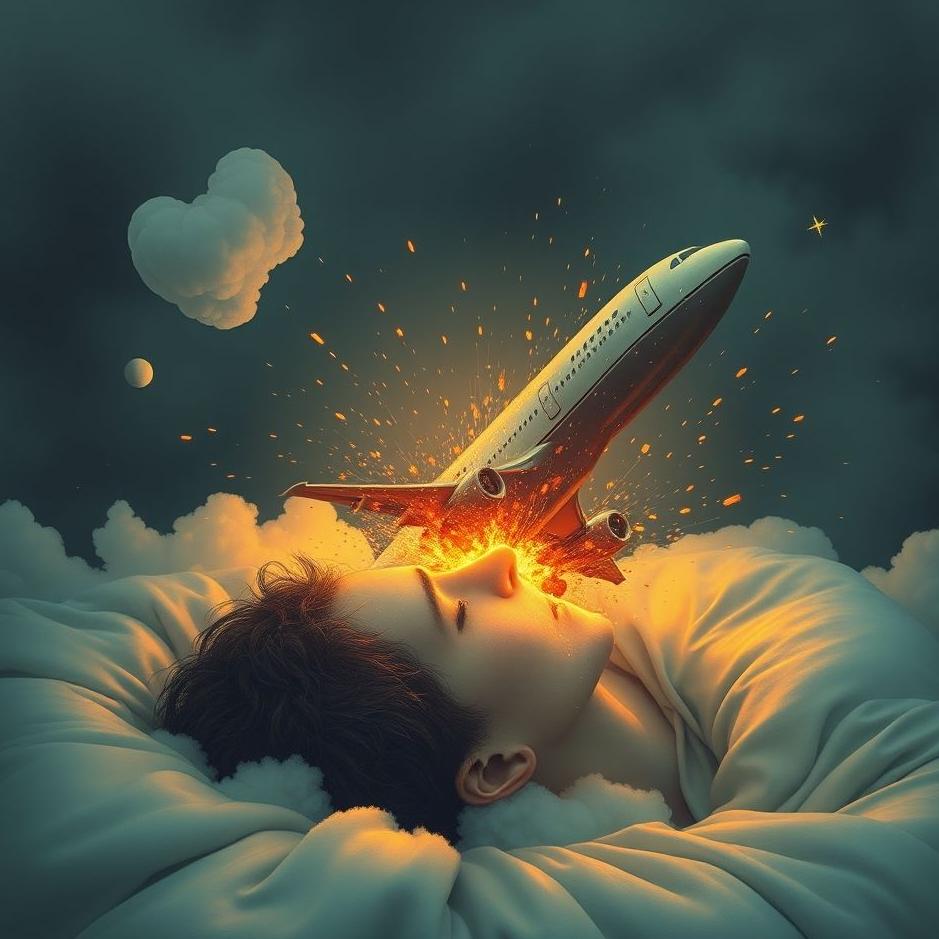 Dream : Plane crashing on your head in a dream