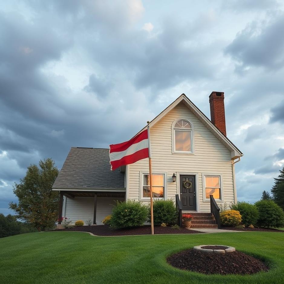 Dream : Planting a flag on your house in a dream