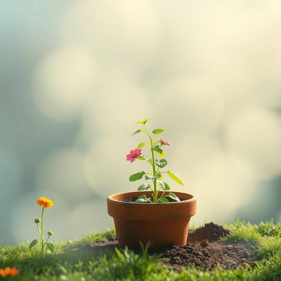 Dream : Planting a flower pot in a dream