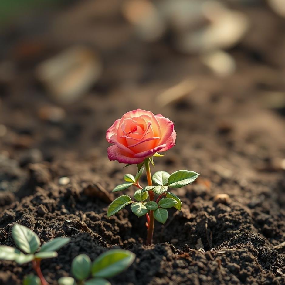 Dream : Planting a rose seedling in a dream