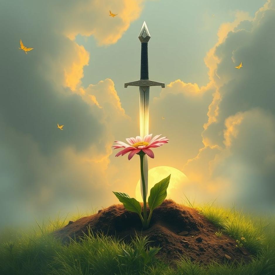 Dream : Planting a sword flower in a dream