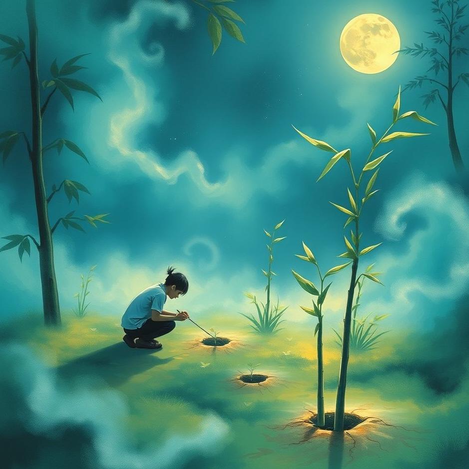 Dream : Planting bamboo in a dream
