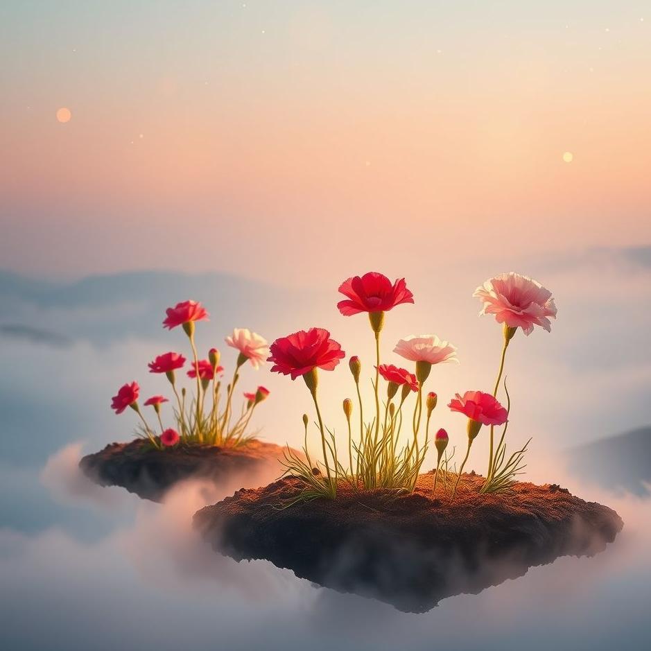 Dream : Planting carnations in a dream