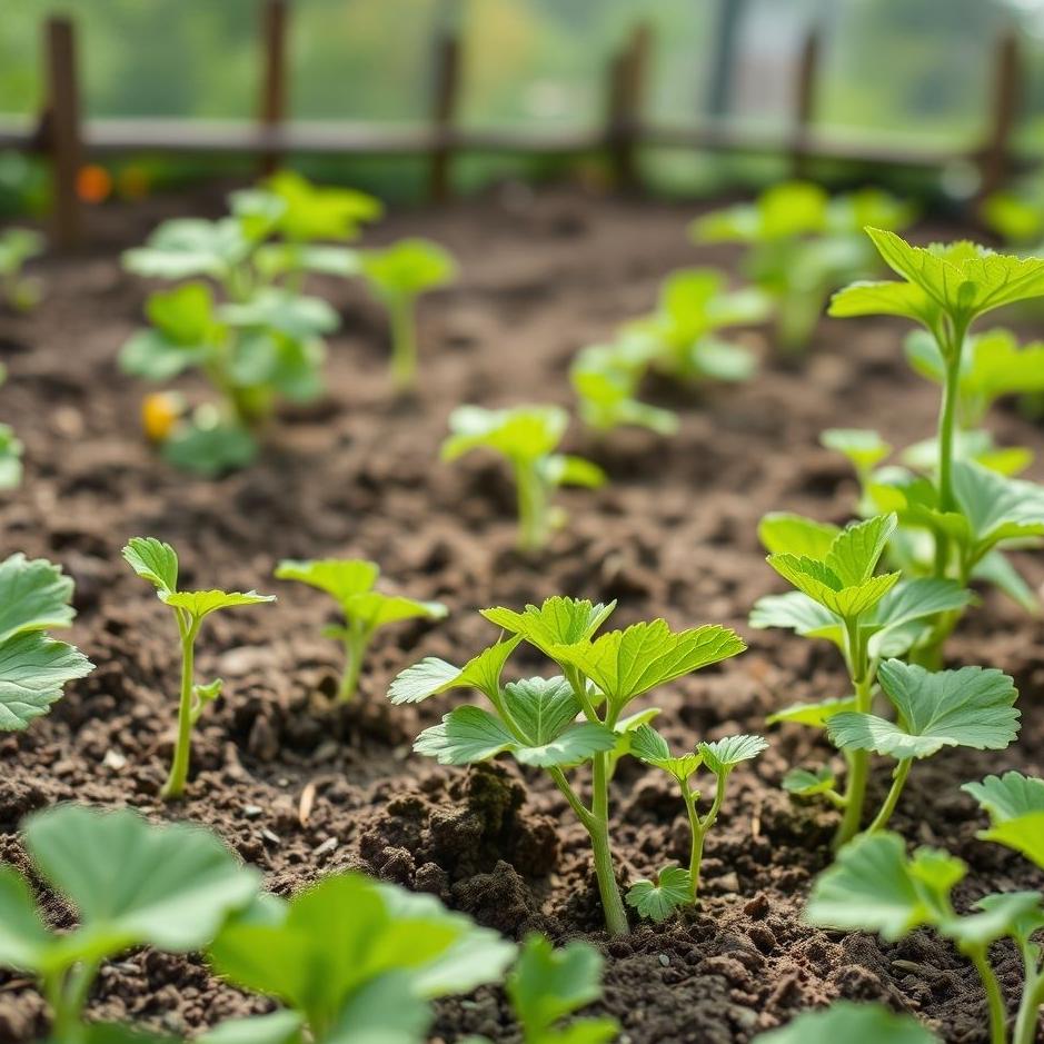 Dream : Planting cucumber seedlings in a dream