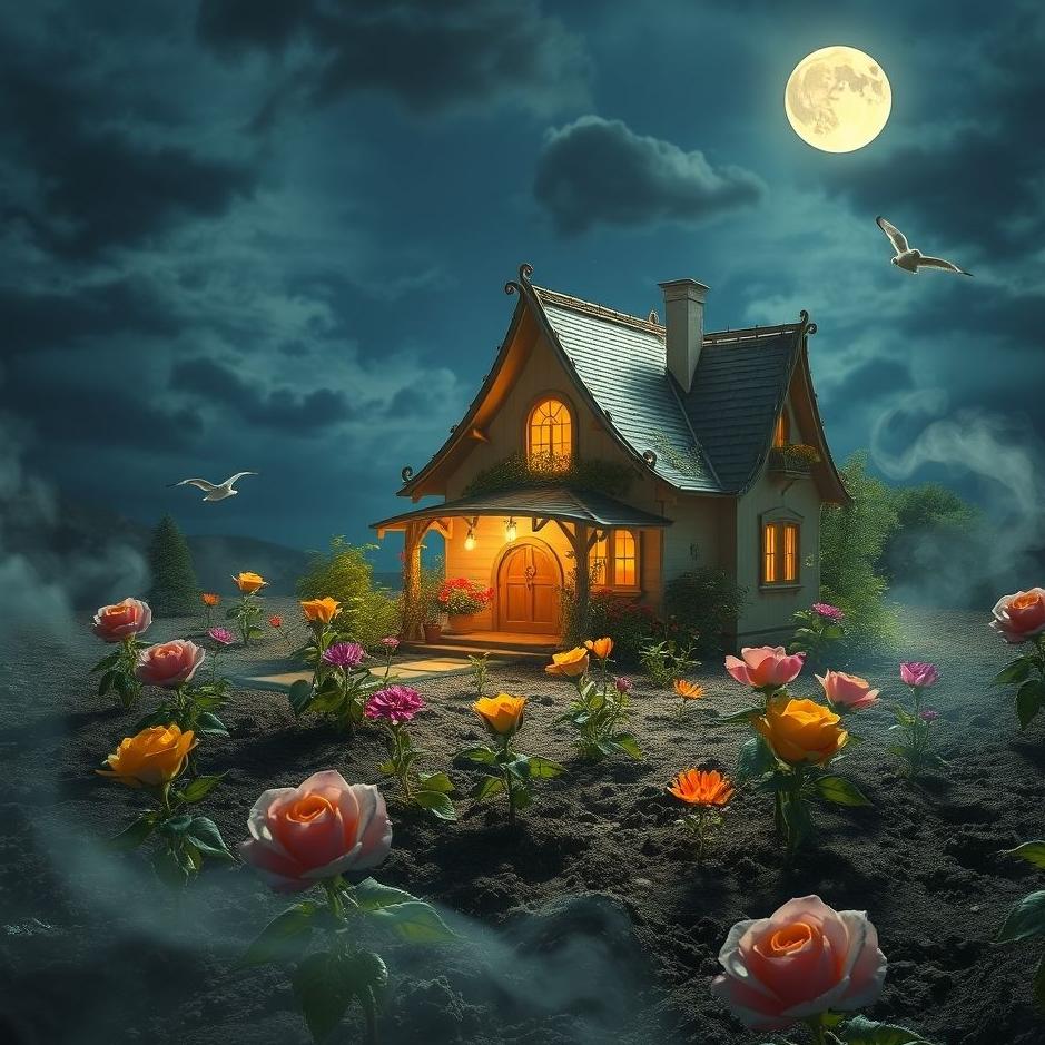 Dream : Planting flowers in the garden of the house in a dream