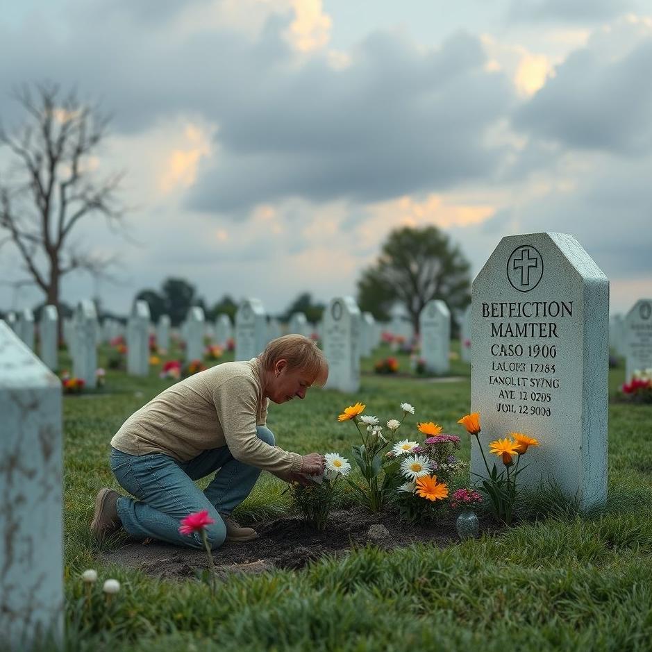Dream : Planting flowers on a grave in a dream