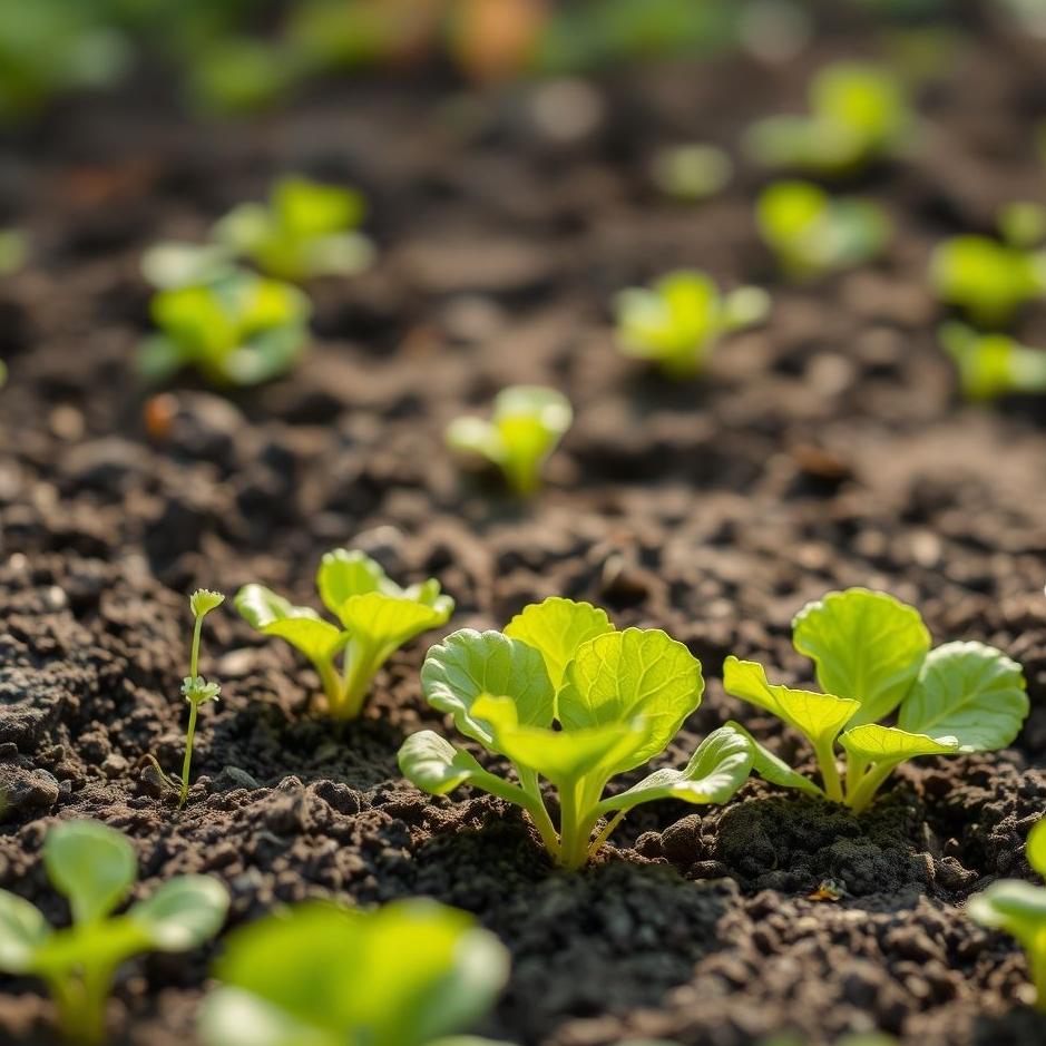 Dream : Planting lettuce seedlings in a dream