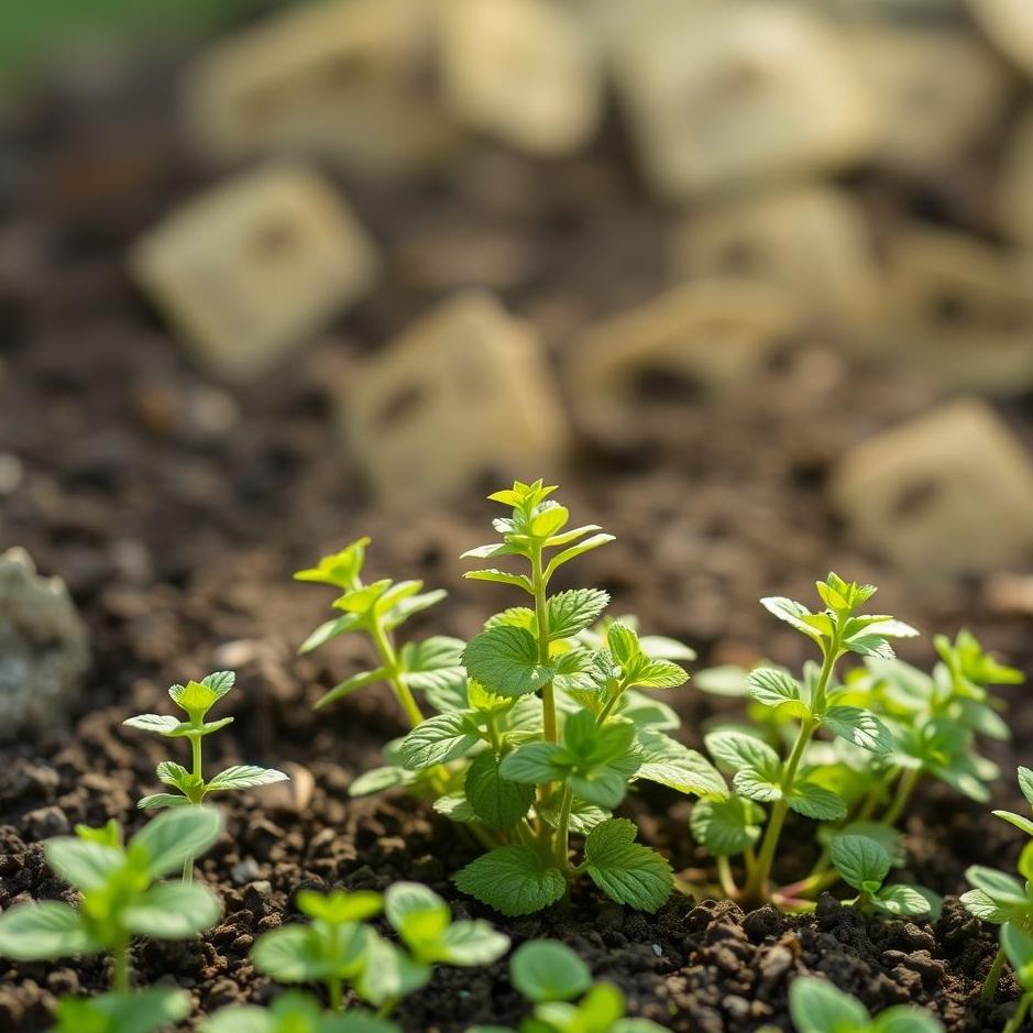 Dream : Planting mint in a dream