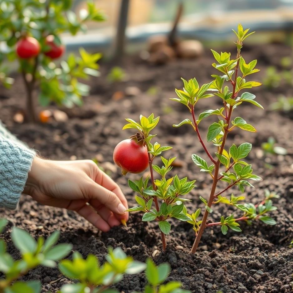 Dream : Planting pomegranate seedlings in a dream