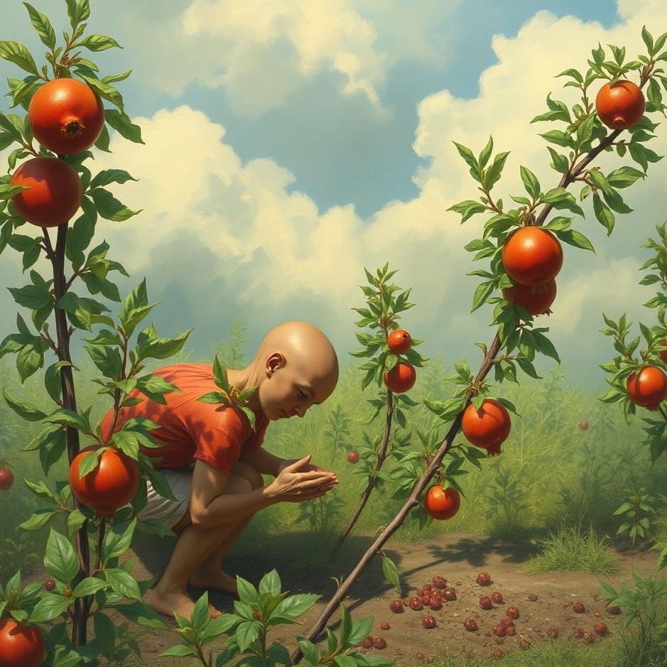 Dream : Planting pomegranates in a dream