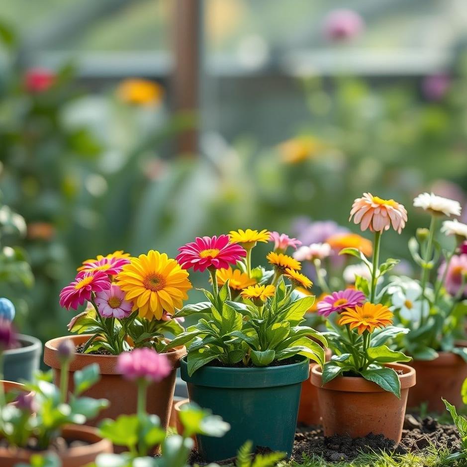 Dream : Planting potted flowers in a dream