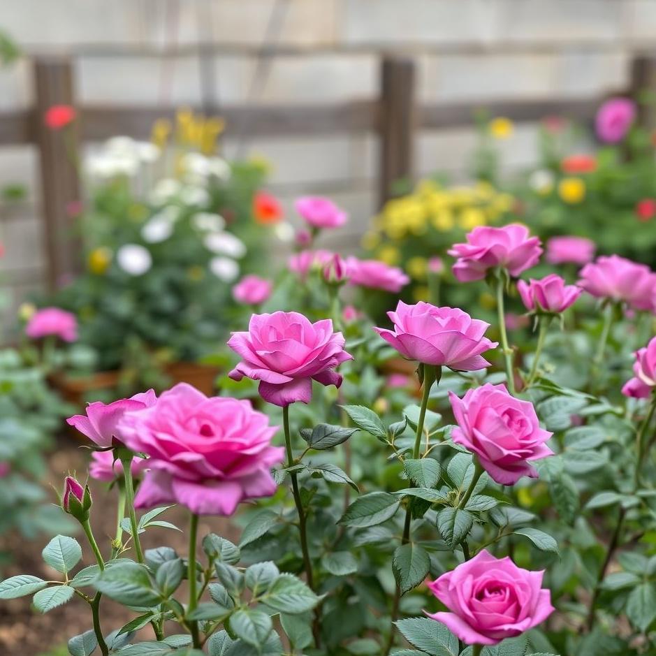 Dream : Planting purple roses in a dream