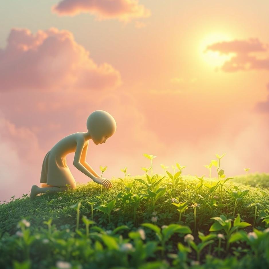 Dream : Planting seedlings in a dream