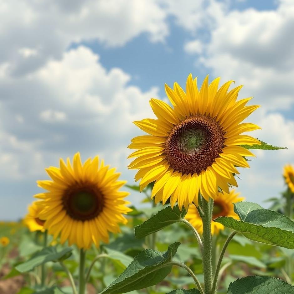 Dream : Planting sunflower in the dream