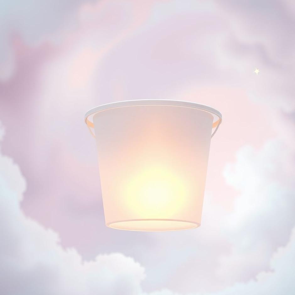 Dream : Plastic bucket in a dream