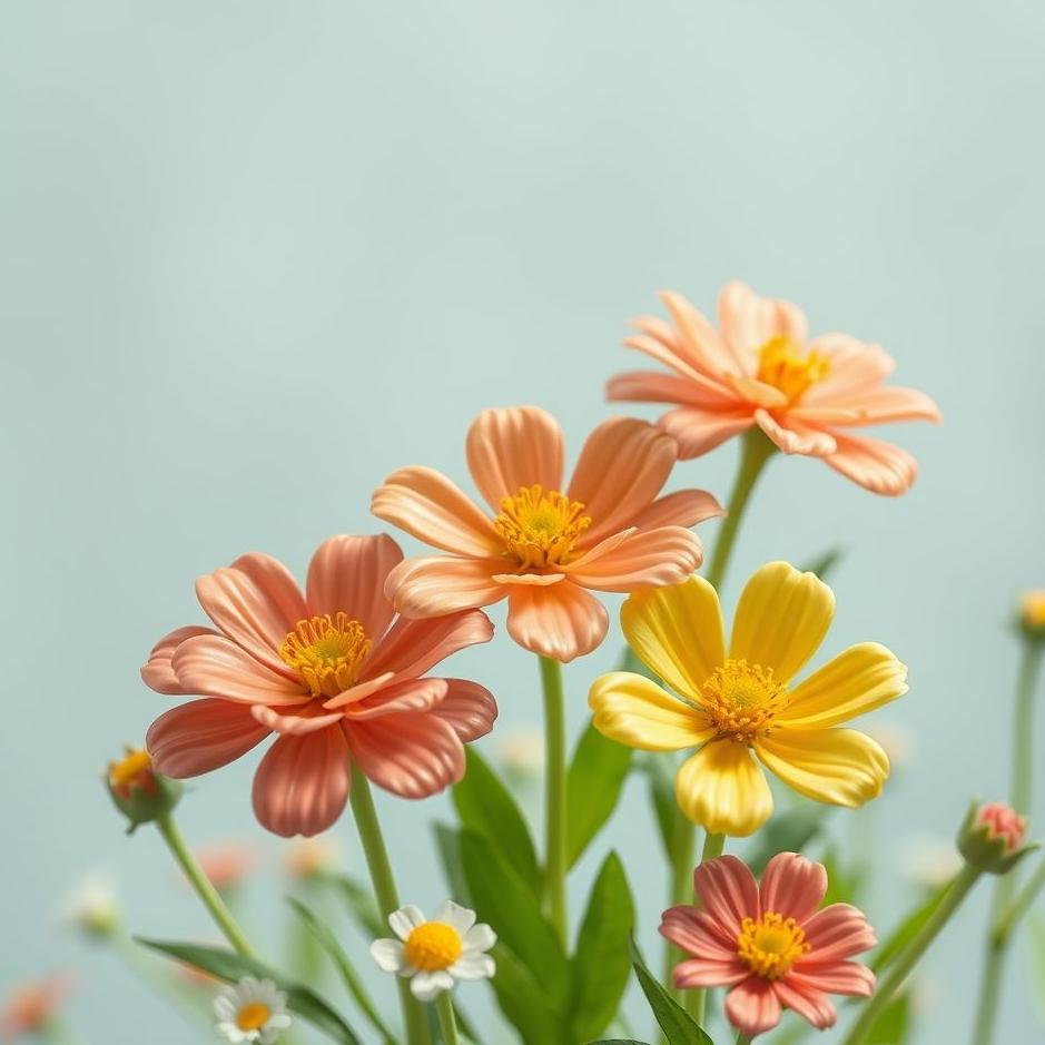 Dream : Plastic flowers in a dream