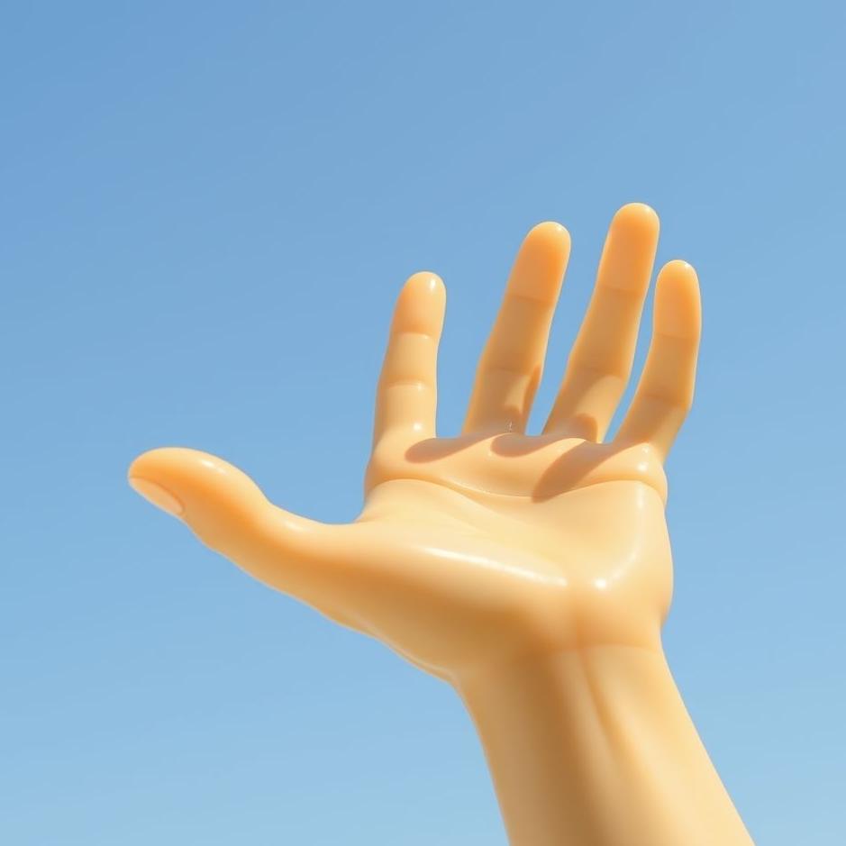 Dream : Plastic hand in a dream