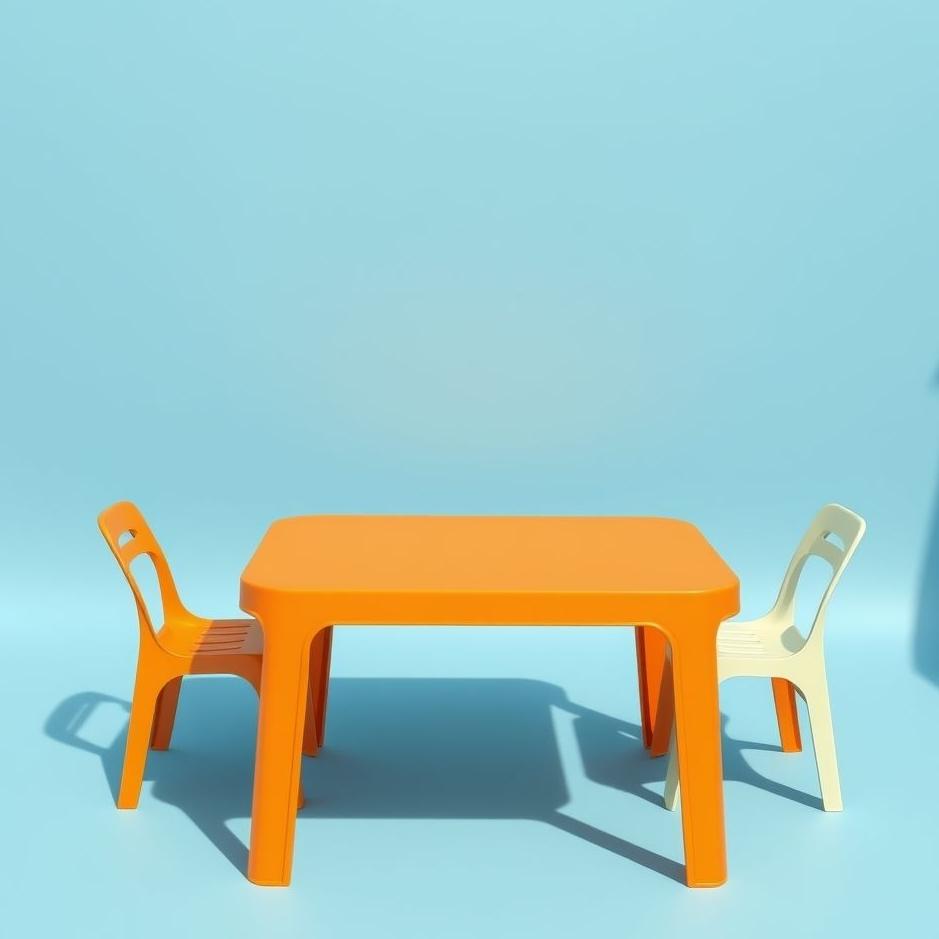 Dream : Plastic table in a dream