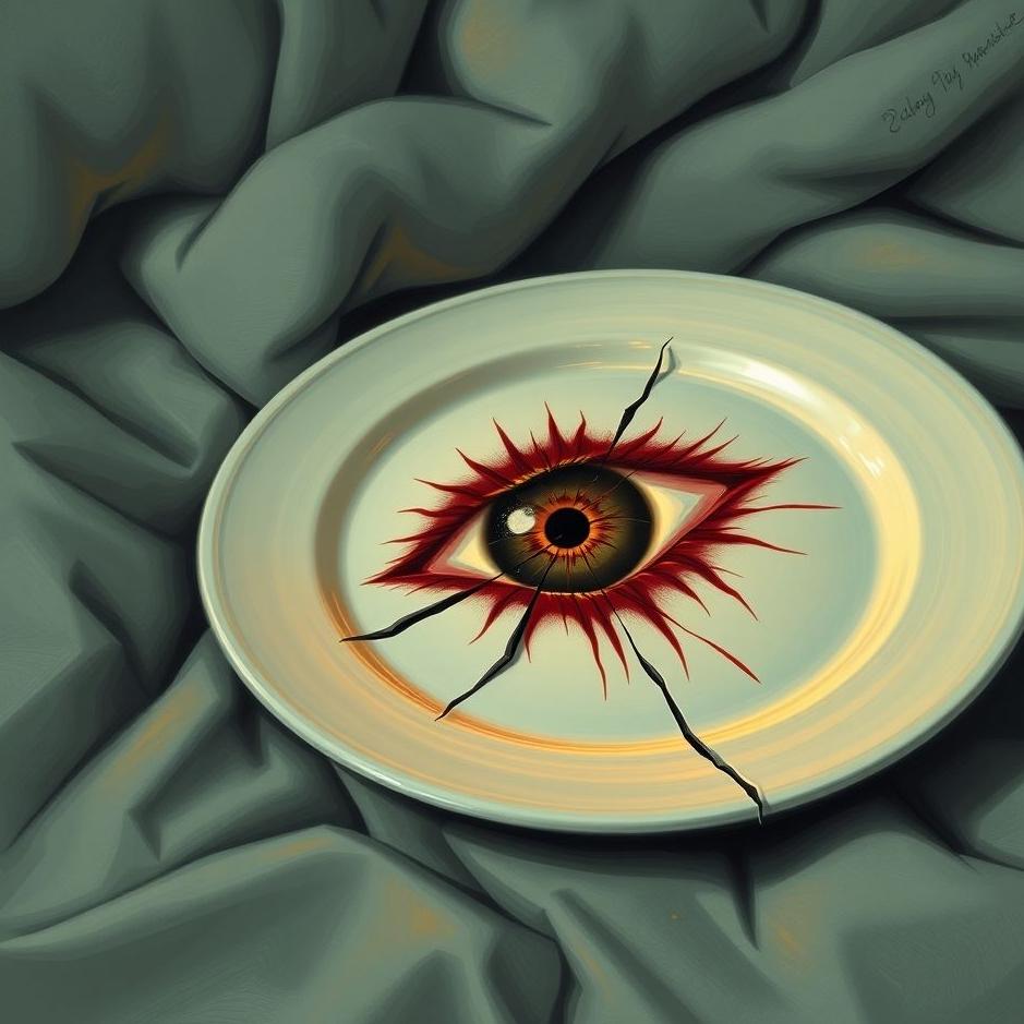 Dream : Plate broken from the evil eye in a dream