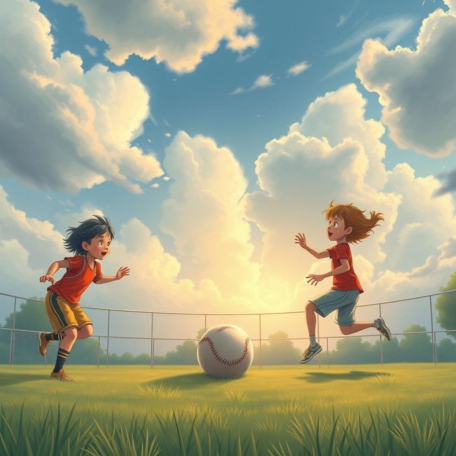 Dream : Play ball with friends in the dream