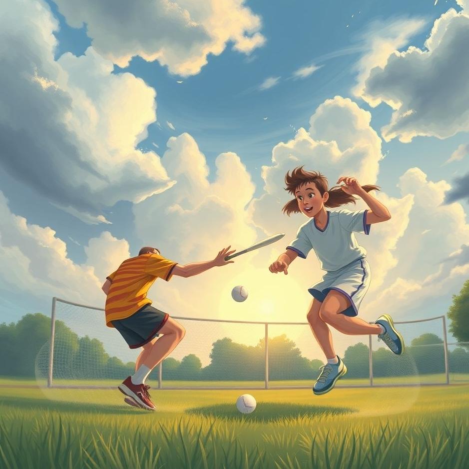 Dream : Play ball with your friend in the dream