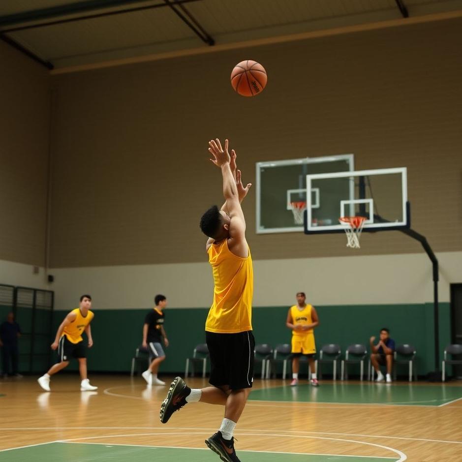 Dream : Playing a Basketball Game 