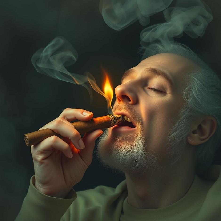 Dream : Playing a cigar in a dream