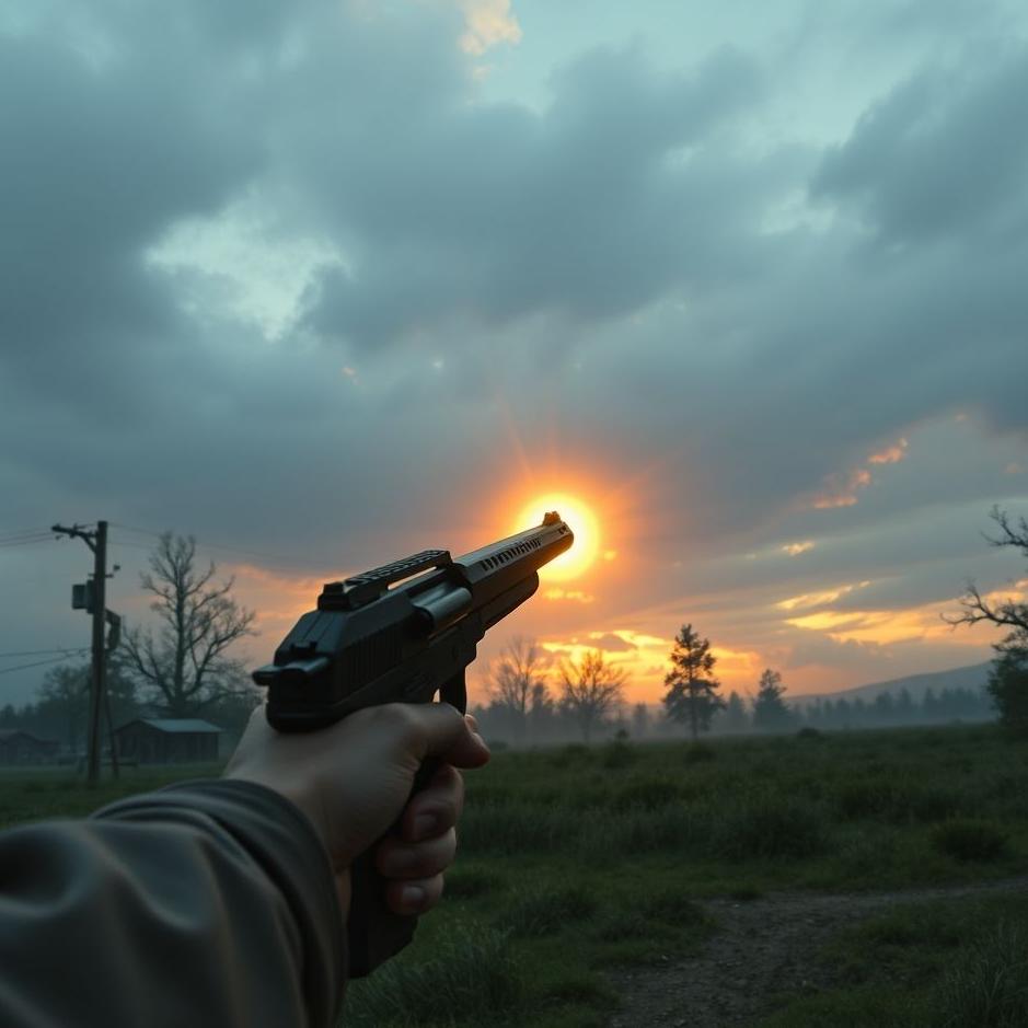 Dream : Playing a gun game in a dream