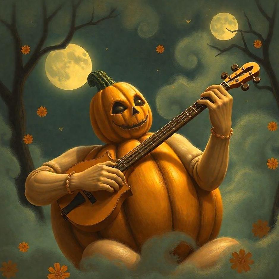 Dream : Playing a pumpkin fiddle in a dream
