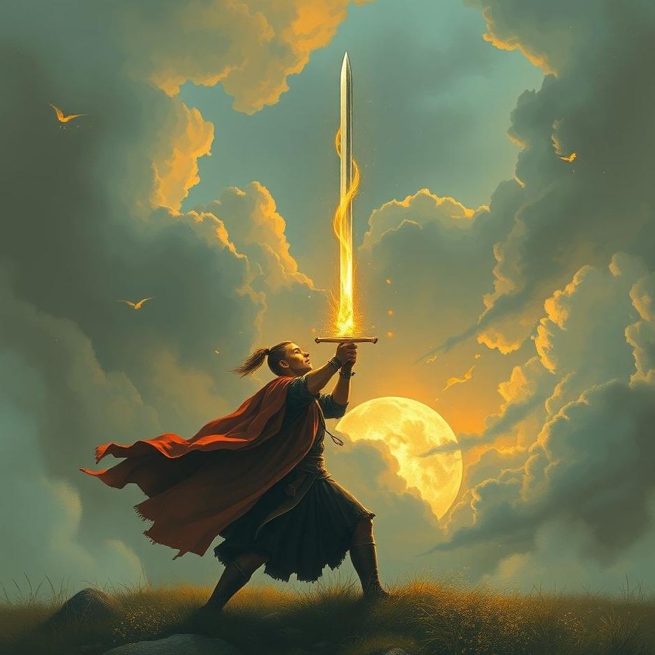 Dream : Playing a sword in a dream