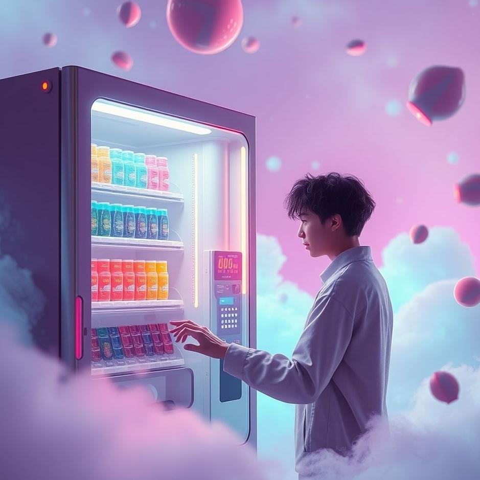 Dream : Playing a vending machine in a dream