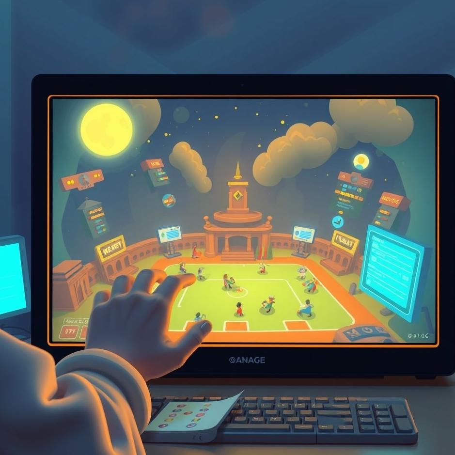 Dream : Playing an internet game in a dream