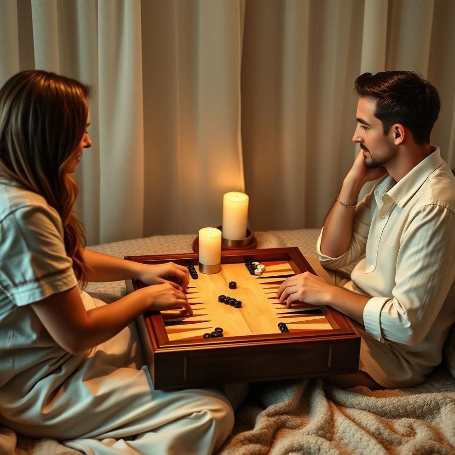 Dream : Playing backgammon with your lover in your dream