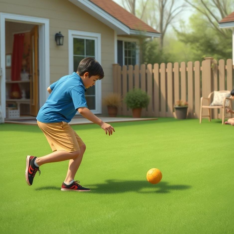 Dream : Playing ball at home