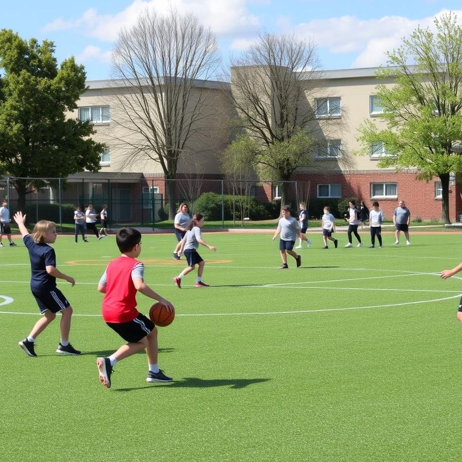 Dream : Playing ball at school