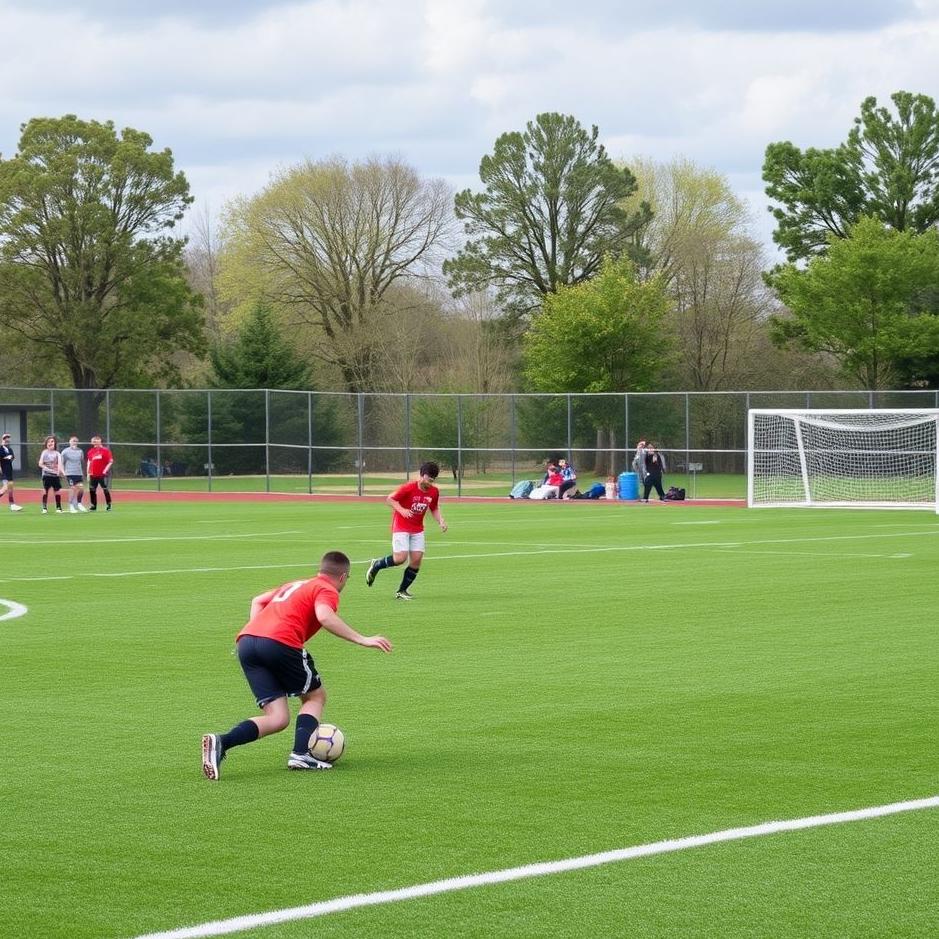 Dream : Playing ball on the field