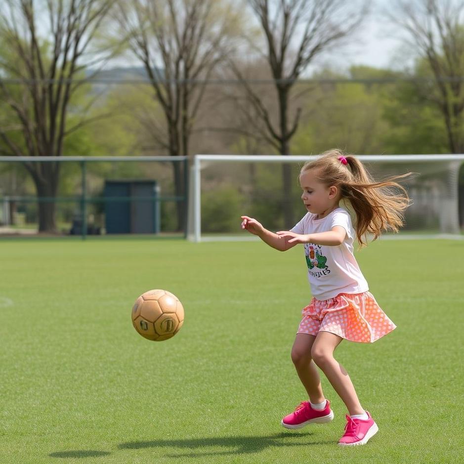 Dream : Playing ball with a girl