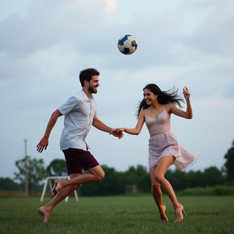 Dream : Playing ball with an ex-lover in a dream