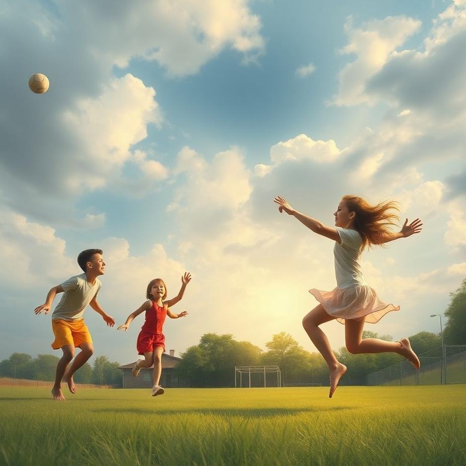 Dream : Playing ball with family in the dream