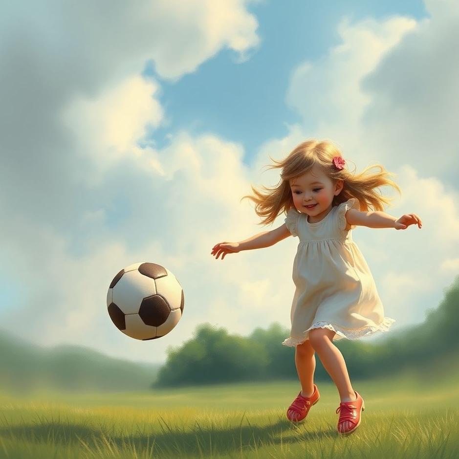 Dream : Playing ball with my daughter in a dream