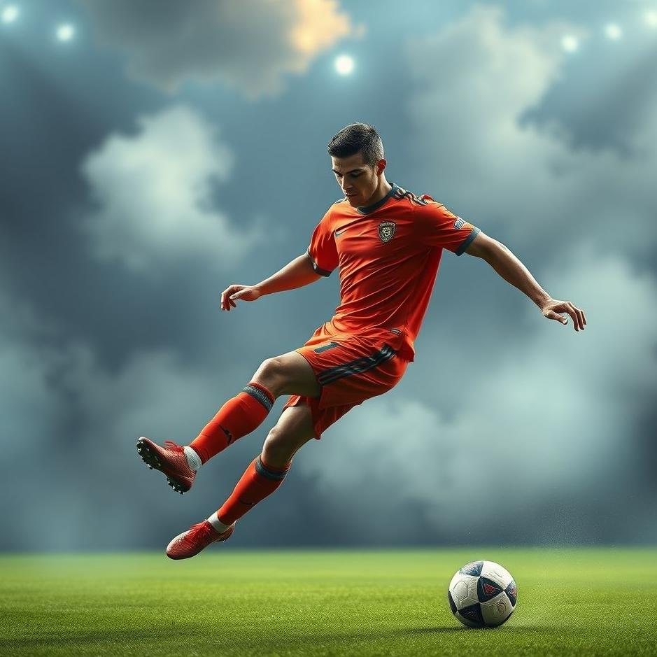 Dream : Playing ball with Ronaldo in a dream