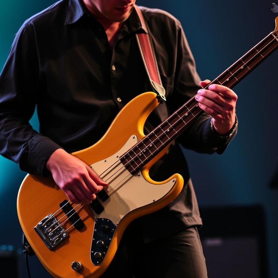 Dream : Playing bass guitar