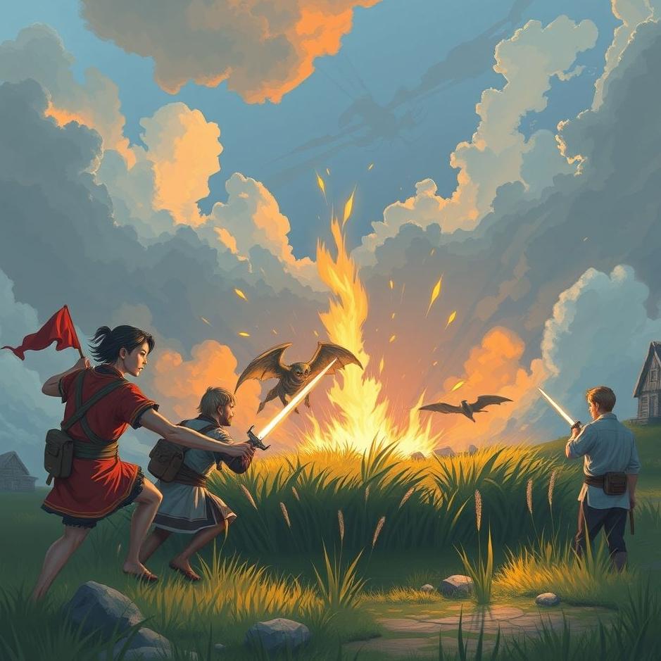 Dream : Playing battle game with friends in the dream