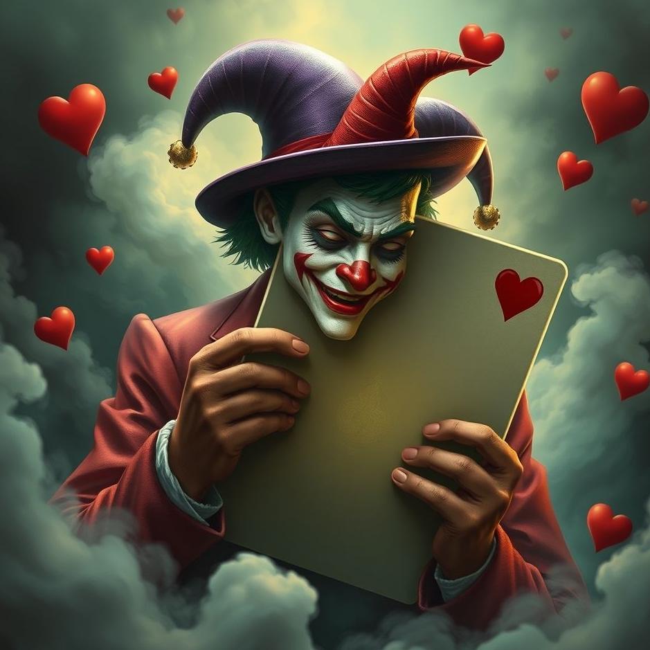 Dream : Playing card joker in a dream