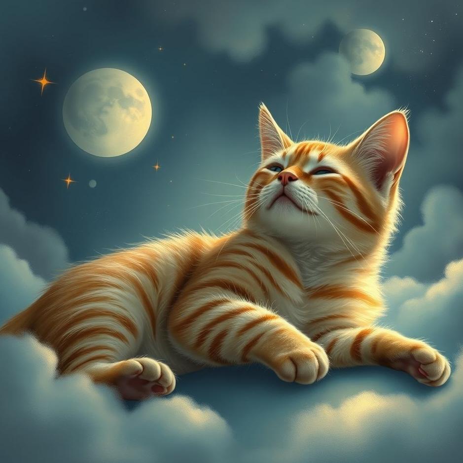 Dream : Playing cat in a dream